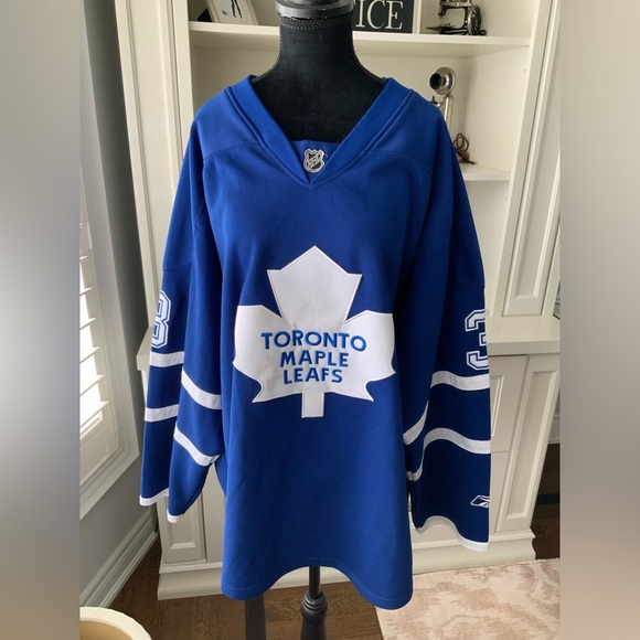 Vintage RBK CCM TORONTO MAPLE LEAFS Mens Hockey NHL Jersey #3 Phaneuf Size XL - Picture 9 of 16